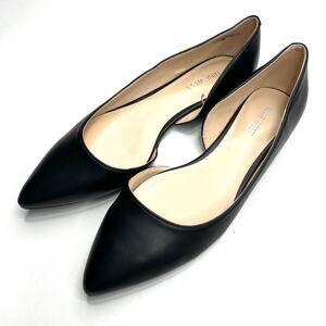 Nine West | Black Flats Dorsay Size 9.5